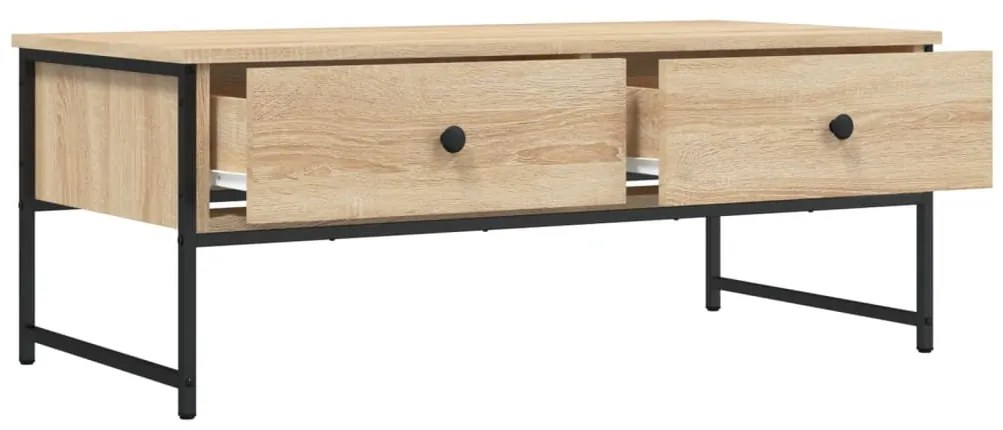 vidaXL Τραπεζάκι Σαλονιού Sonoma Δρυς 101x49x39,5 εκ.