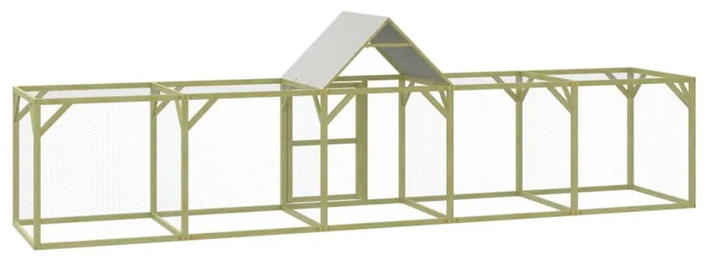 vidaXL Κοτέτσι 500x100x150 εκ. από Μασίφ Εμποτισμένο Ξύλο Πεύκου