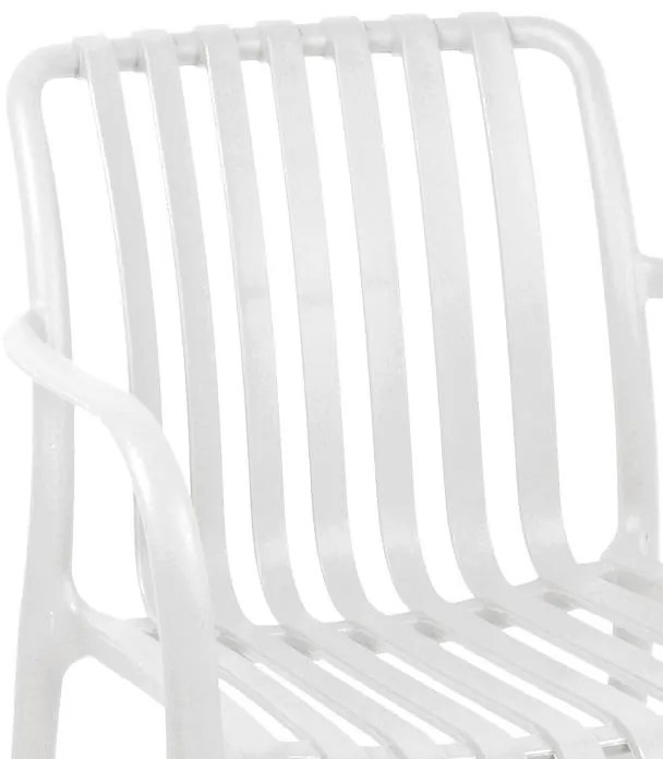 Καρέκλα - Πολυθρόνα Zoi C005 pp σε λευκή απόχρωση 58.5x54x80 εκ. 58.5x54x80 εκ.