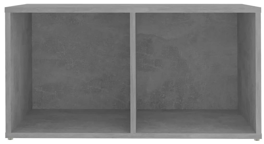 vidaXL Έπιπλα Τηλεόρασης 2 τεμ. Γκρι Σκυρ. 72x35x36,5 εκ. Επεξ. Ξύλο