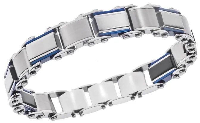 Βραχιόλι Senza Men&#039;s Steel Double Face