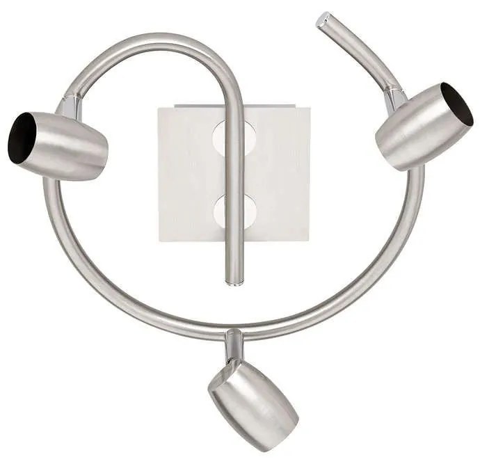 Φωτιστικό Οροφής-Σποτ Michael 15x25cm Nickel Mat 803090307 Trio Lighting Metal