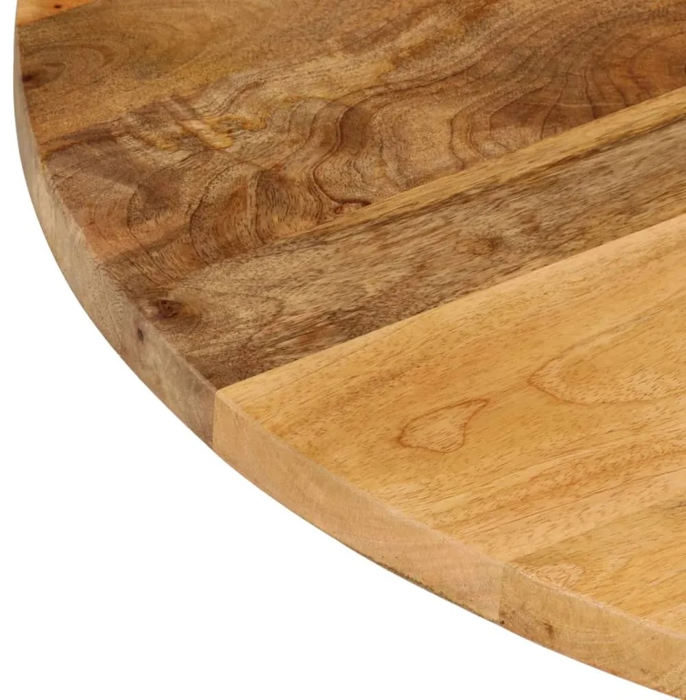 vidaXL Επιφάνεια Τραπεζιού Στρογγυλή Ø50x3,8 εκ. Μασίφ Ξύλο Μάνγκο