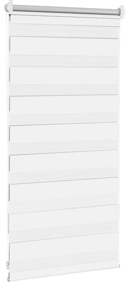 vidaXL Ρόλερ Ζebra Λευκό 40 x 100cm