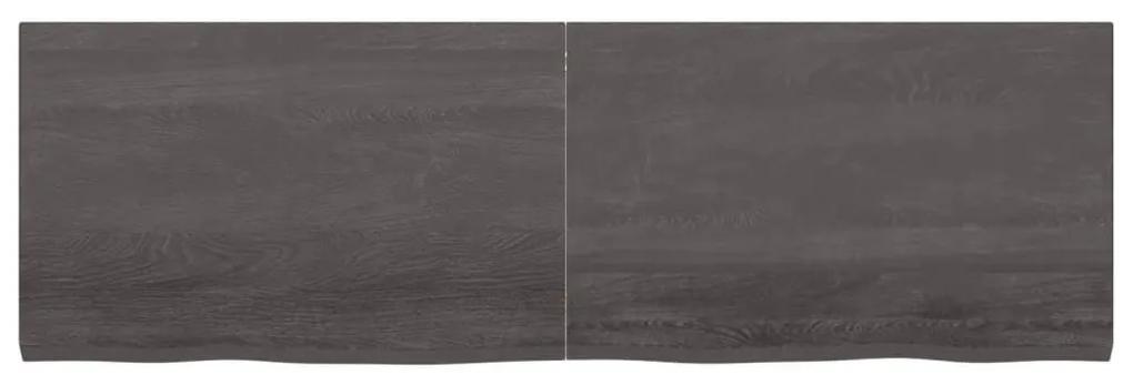 Επιφάνεια Τραπεζιού Σκούρο Καφέ 160x50x(2-4)εκ Επεξ. Μασίφ Δρυς - Καφέ