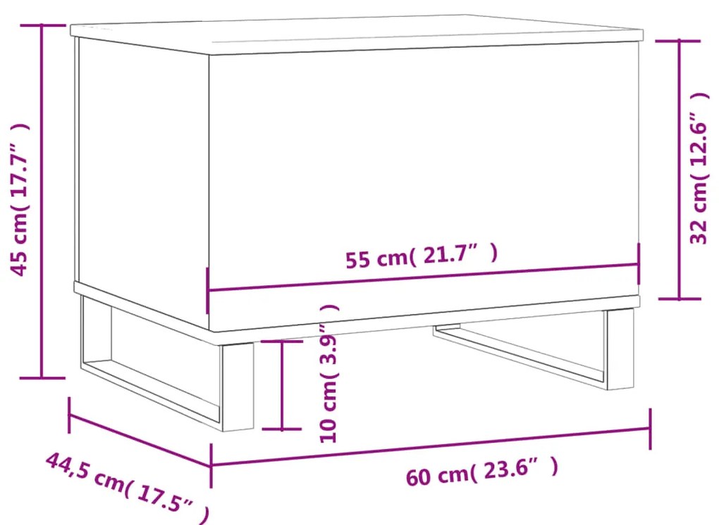 ΤΡΑΠΕΖΑΚΙ ΣΑΛΟΝΙΟΥ SONOMA ΔΡΥΣ 60X44,5X45ΕΚ. ΕΠΕΞΕΡΓΑΣΜΕΝΟ ΞΥΛΟ 830959