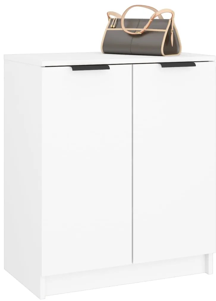 vidaXL Παπουτσοθήκη Λευκή 59 x 35 x 70 εκ. από Επεξεργασμένο Ξύλο