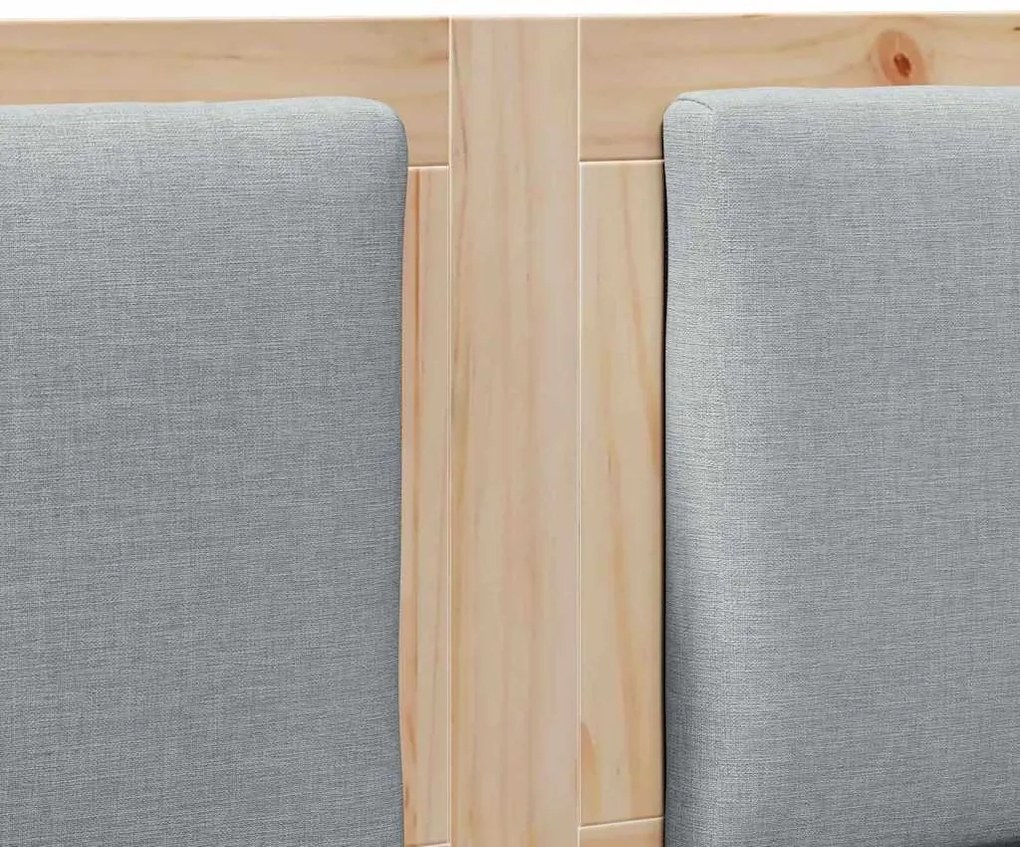 vidaXL Κεφαλάρι Άλλο Καφέ 160 cm Μασίφ ξύλο πεύκου