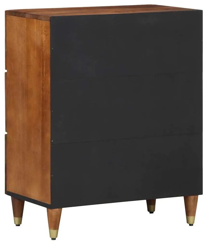 vidaXL Μπουφές Καφέ 60 x 33.5 x 75 εκ. Μασίφ ξύλο μάνγκο