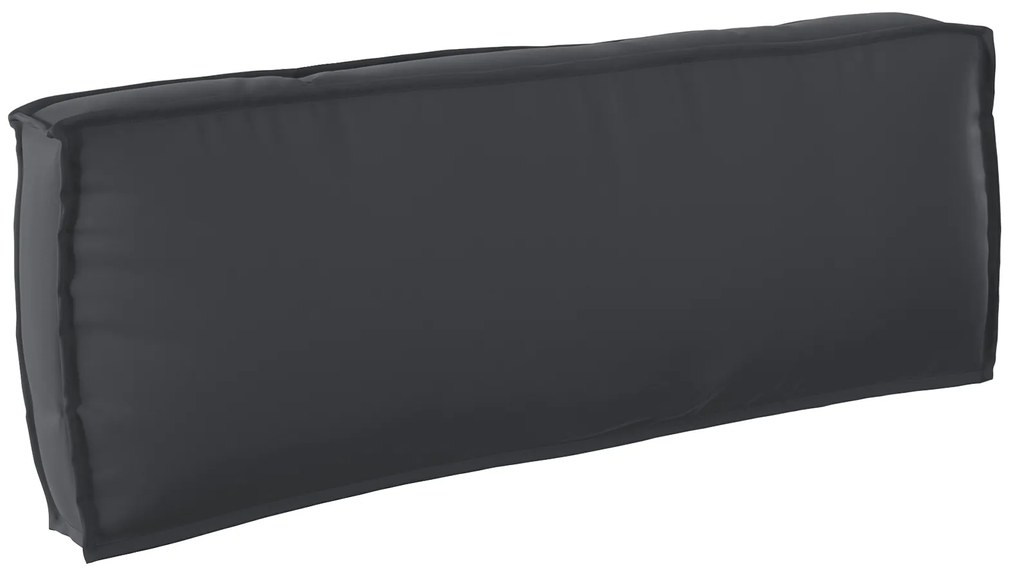 vidaXL Σετ Μαξιλαριών Πάγου 3 pcs Μαύρο 120 x 80 x 12 cm Ύφασμα Oxford