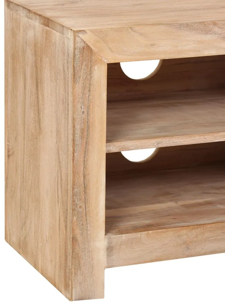 vidaXL Έπιπλο Τηλεόρασης Ανοιχτό Καφέ 120x30x40 εκ. Μασίφ Ξύλο Ακακίας