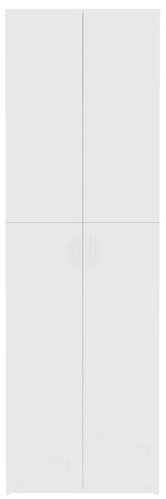 vidaXL Ντουλάπα Γραφείου Λευκή 60 x 32 x 190 εκ. από Μοριοσανίδα