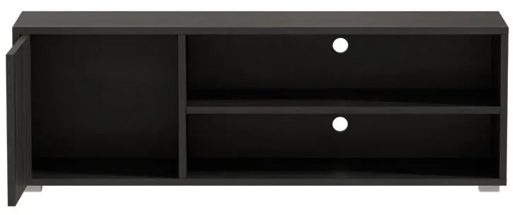 Έπιπλο τηλεόρασης Ellon μελαμίνης μαύρο 120x40x41εκ. 120x40x41 εκ.