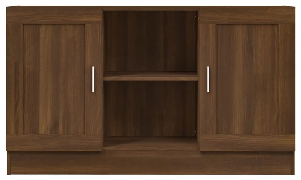 vidaXL Μπουφές Καφέ Δρυς 120 x 30,5 x 70 εκ. από Επεξεργασμένο Ξύλο