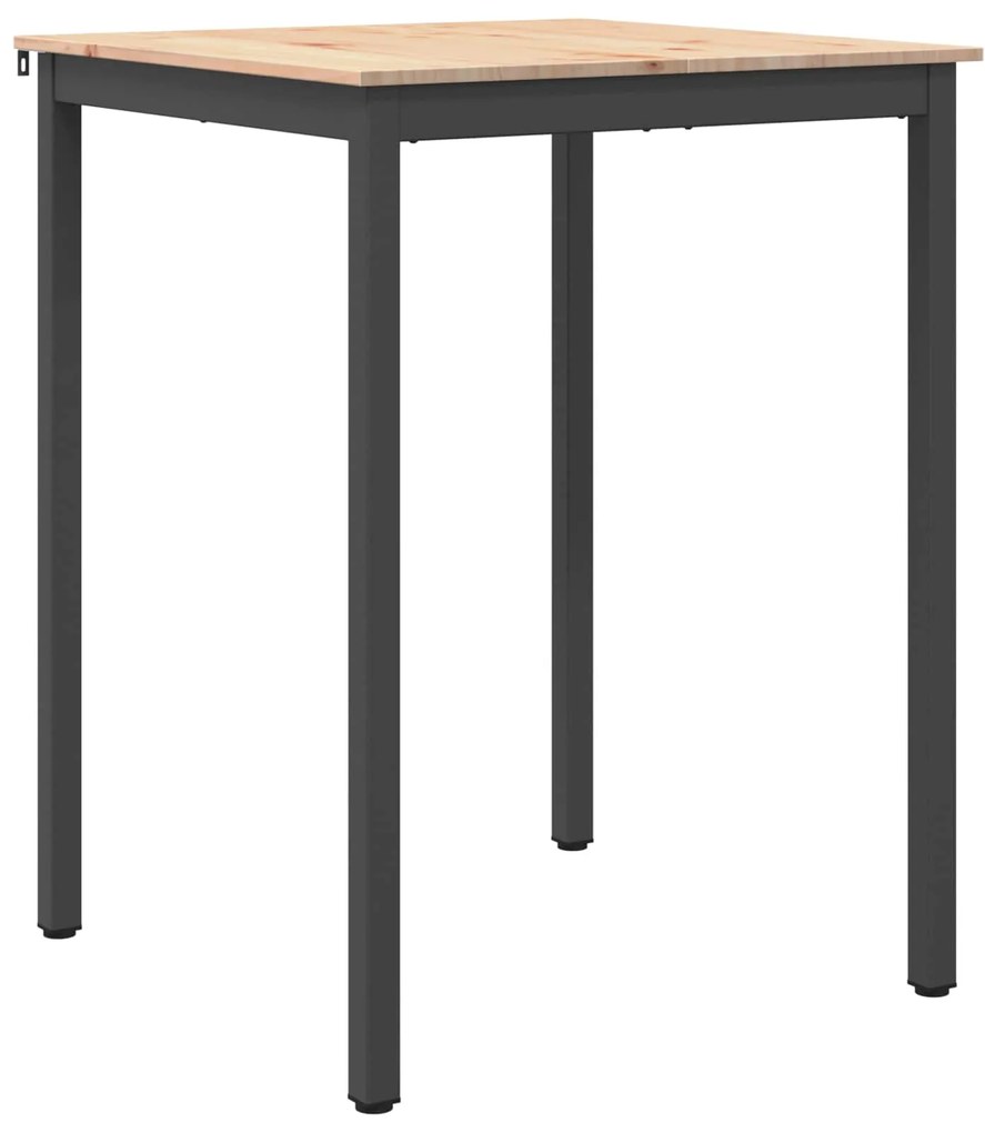 vidaXL Τραπέζι μπαρ Φυσικό 110 x 55 x 105 εκ. Στερεά ξυλεία πεύκου