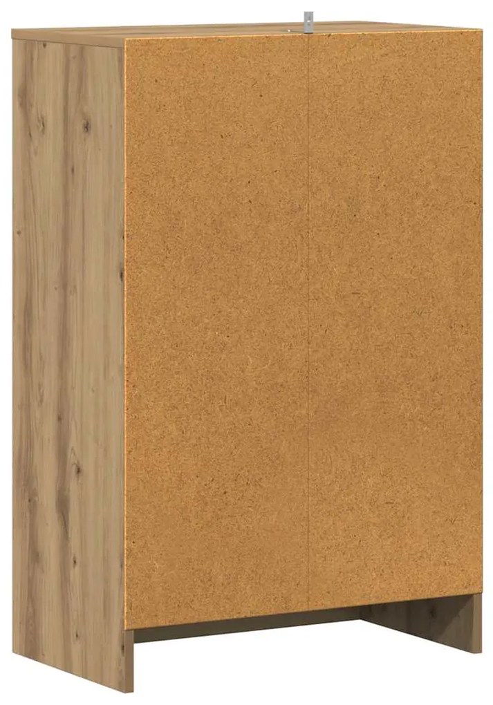 vidaXL Παπουτσοθήκη Αρτισιανή Δρυς 60x35x92 εκ. Επεξεργασμένο Ξύλο