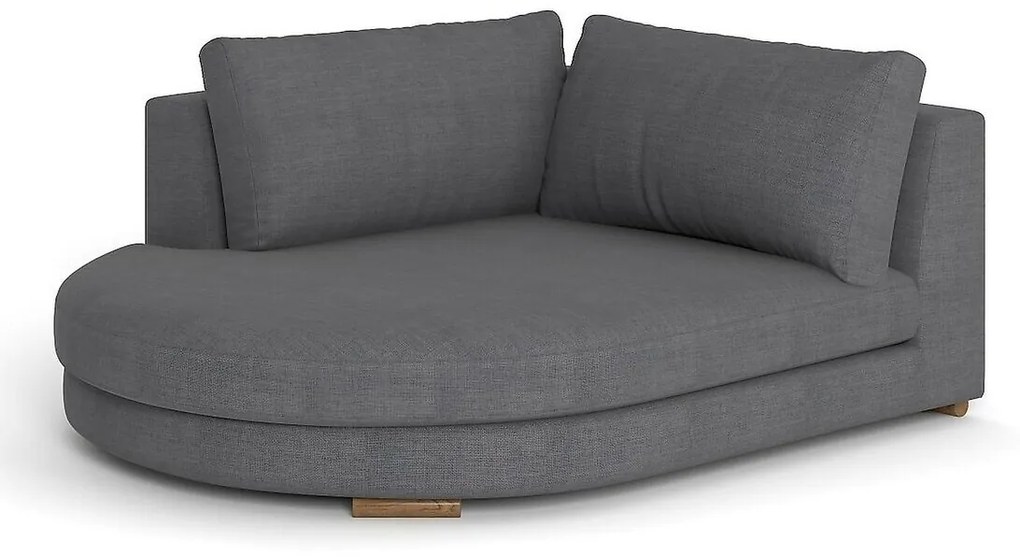 Ανάκλινδρο Concept 55 F117 (Γκρι), Άσπρο, 80x130x170cm, Ταπισερί, Πόδια: Πλαστική ύλη | Epipla1.gr