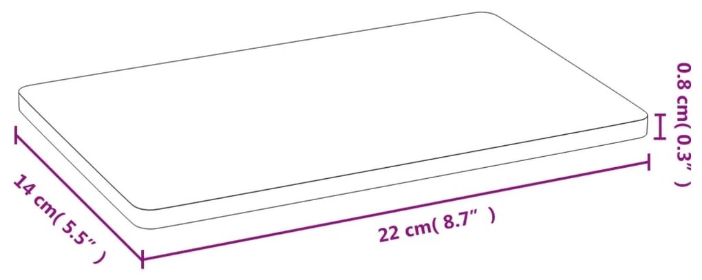 ΠΙΑΤΑ ΠΡΩΙΝΟΥ 6 ΤΕΜ. 22 X 14 X 0,8 ΕΚ. ΑΠΟ ΜΠΑΜΠΟΥ 352776