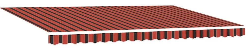 vidaXL Σκηνίτσα Αναδιπλούμενη Πορτοκαλί και Καφέ 500 x 300 εκ