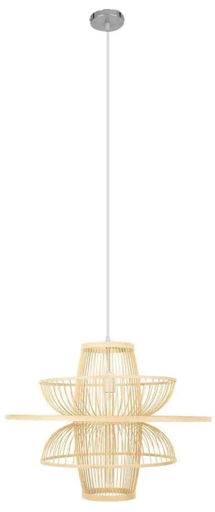 Φωτιστικό Οροφής Bali 00862 1xΕ27 Φ60x45cm Beige GloboStar