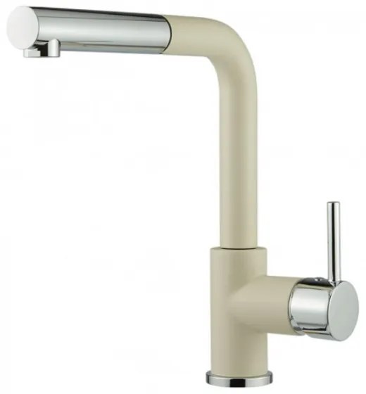 Armando Vicario Fluo 18580Granite Moonstone ψηλή Μπαταρία Κουζίνας Με αποσπώμενο Περ/μενο Ρουξούνι και Συρόμενο Ντους 18580-1521