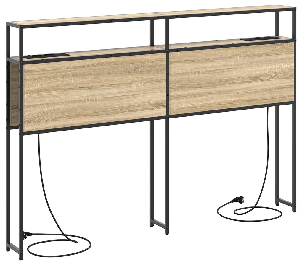 vidaXL Κεφαλάρι Αποθήκης Sonoma Oak 135 εκ. Επεξεργασμένο ξύλο