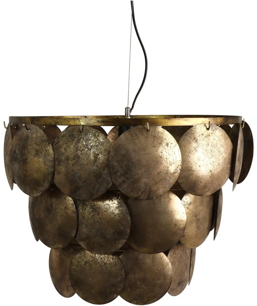 Φωτιστικό Κρεμαστό ArteLibre Καφέ Μέταλλο 54.5x54.5x41.5cm-05150818