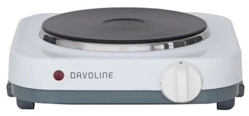 Davoline EK-1500W Επιτραπέζια Εστία Εμαγιέ Μονή Λευκή