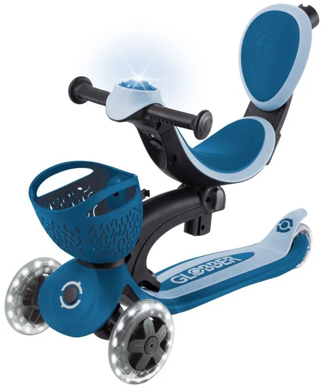 Globber Scooter Go.Up Baby Lights 360 Dark Blue