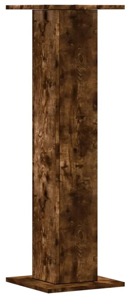 vidaXL Βάσεις Ηχείων 2Τεμ. Καπνιστή Δρυς 30x30x95εκ Επεξεργασμένο Ξύλο