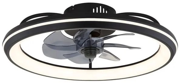 Ανεμιστήρας Οροφής LED 36W Μαύρο-Λευκό Dimmable Celeste 03643 Globo Lighting-3643-Μαύρο 03643