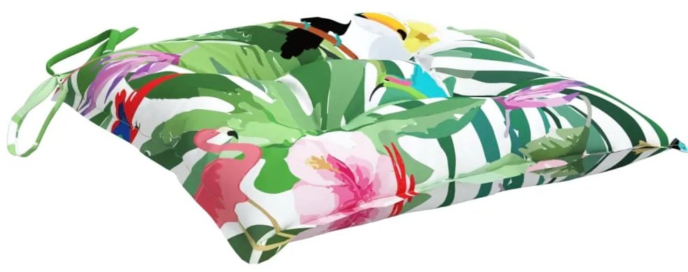 vidaXL Μαξιλάρια Καρέκλας 6 τεμ. Πολύχρωμα 40 x 40 x 7 εκ. Υφασμάτινα