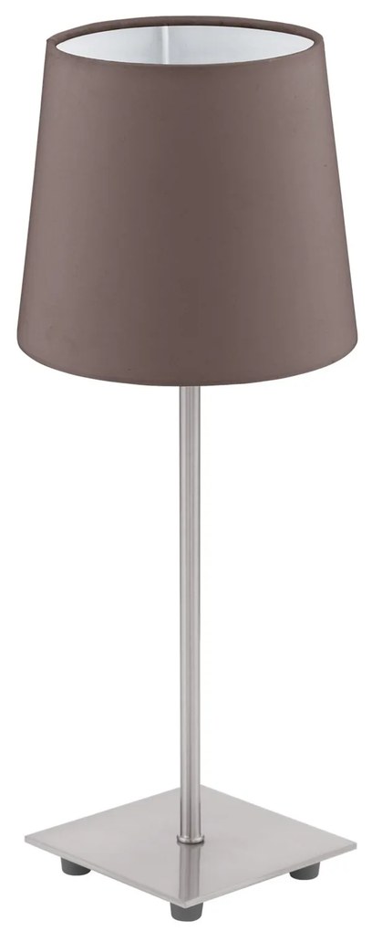 Φωτιστικό Επιτραπέζιο Lauritz 92882 Brown Eglo Μέταλλο,Ύφασμα