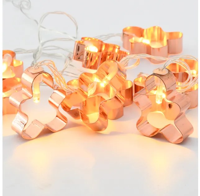 Λαμπάκια Σειρά 10 LED IP20 METAL STRING LIGHTS Μπισκότο Χάλκινο XD10WW2A ACA-XD10WW2A-Χάλκινο XD10WW2A