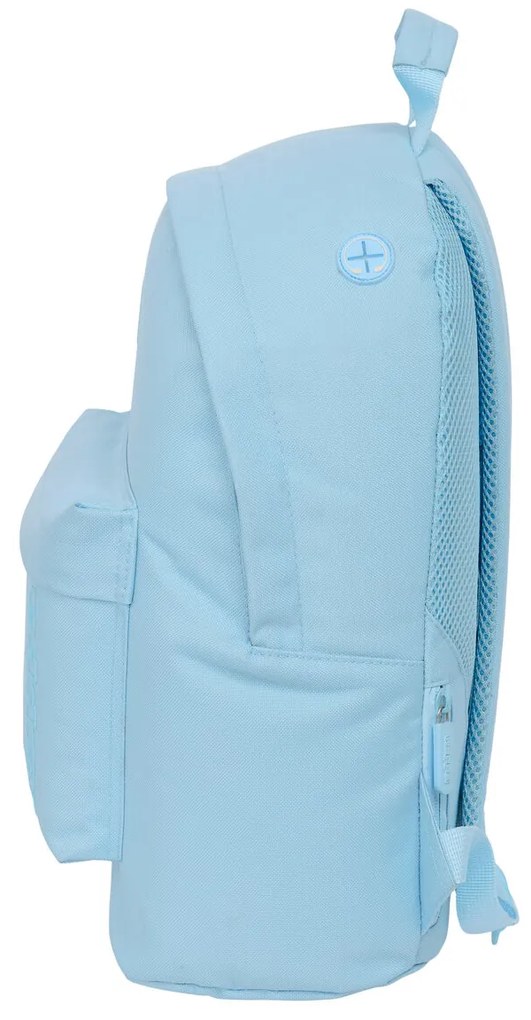 Σχολική Τσάντα Kappa kappa basics Celeste 31 x 41 x 16 cm