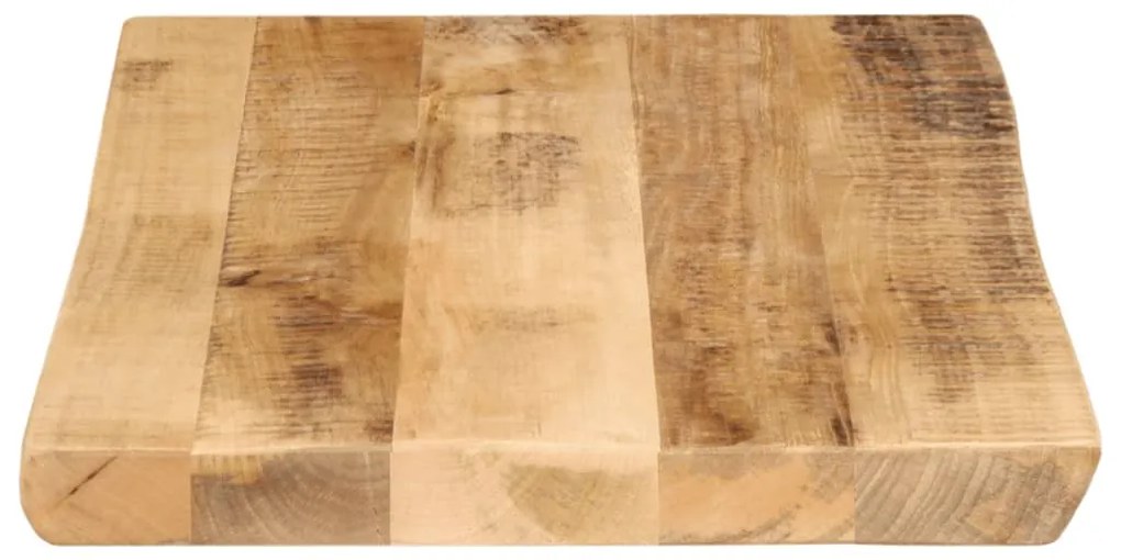 vidaXL Επιφάνεια Τραπεζιού 50x40x2,5 εκ. Live Edge Μασίφ Ξύλο Μάνγκο