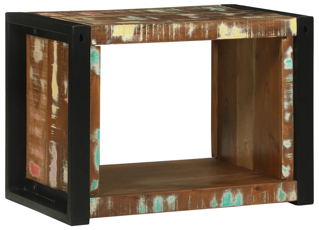 vidaXL Kύβος τοίχου 55x35x40 cm από μασίφ ανακυκλωμένο ξύλο