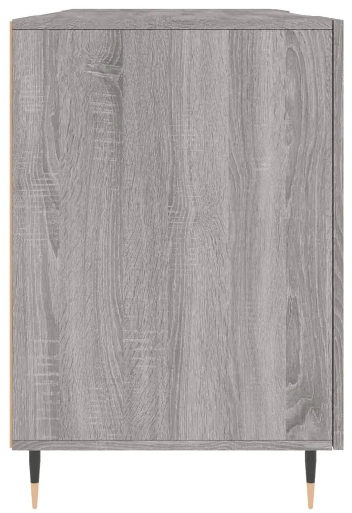 vidaXL Γραφείο Γκρι Sonoma 140 x 50 x 75 εκ. από Επεξεργασμένο Ξύλο