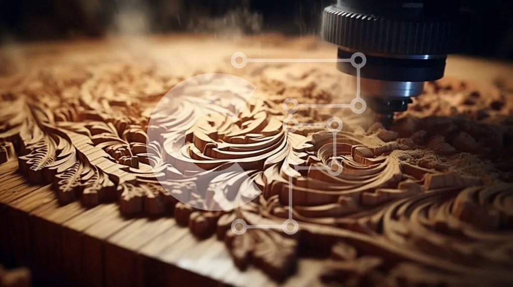 Intra Συλλεκτικό Ξύλινο Παζλ Plywood  4mm - Περίπλοκη floral ξυλογλυπτική σε σκούρο ξύλο Σε Ξύλινο Κουτί - Διαστάσεις Puzzle: 10x10 cm – 25 κομμάτια