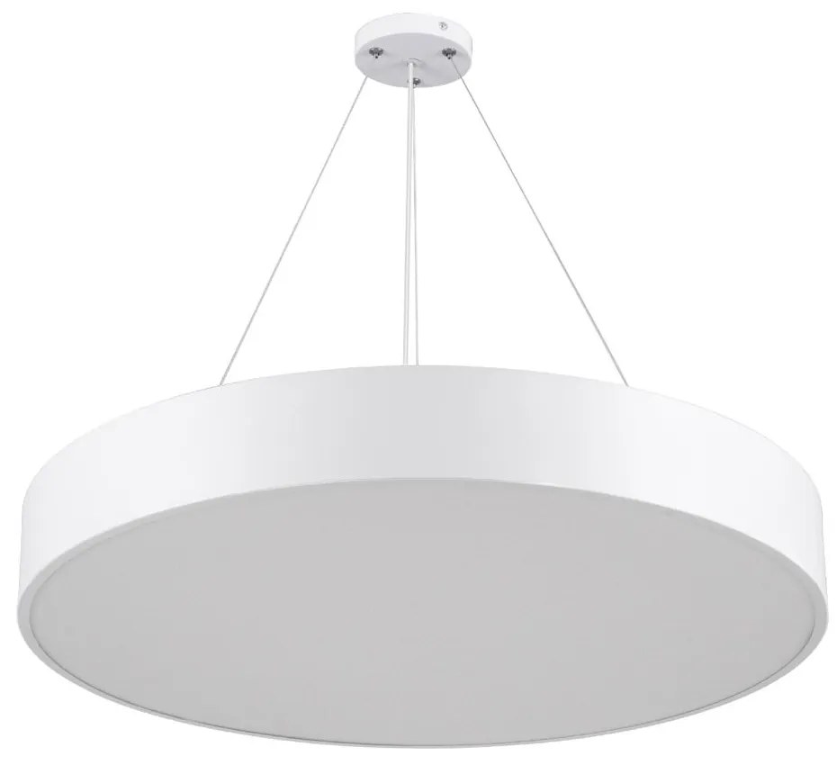 Φωτιστικό Οροφής Πλαφονιέρα Burton 61203-P Led 75W Φ60cm White GloboStar