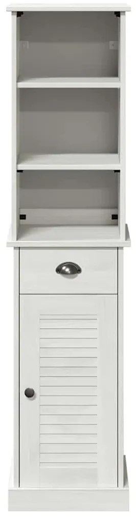 vidaXL Σετ Επίπλων Μπάνιου VIGO 2 pcs Καφέ και Λευκό 37 x 34 x 150 εκ
