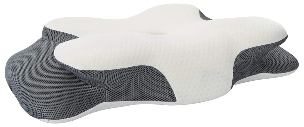 vidaXL Μαξιλάρι με μαξιλάρι Λευκό 60 x 37 x 13 εκ. Πολυεστέρας