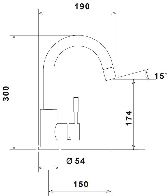 Μπαταρία νιπτήρος LaTorre Tech II