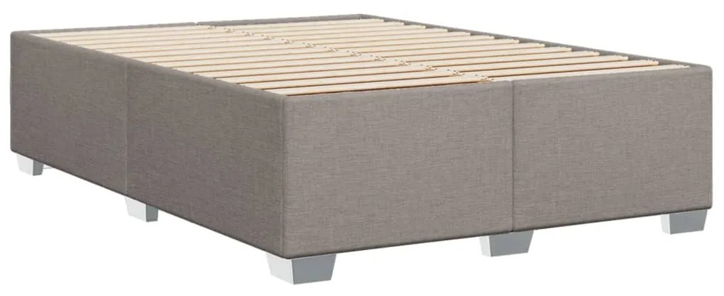 ΚΡΕΒΑΤΙ BOXSPRING ΜΕ ΣΤΡΩΜΑ TAUPE 140X190 ΕΚ. ΥΦΑΣΜΑΤΙΝΟ 3288180