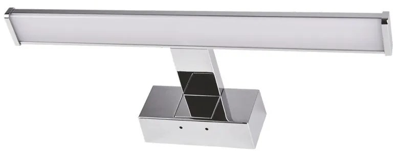 Adeleq Φωτιστικό LED Λουτρού Αλουμινίου PC 40cm 8W IP44 4000K Με Βάση Χρώμιο 3-4000816