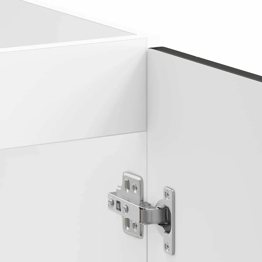 vidaXL Ντουλάπα Κουζίνας με αποθήκευση 2 pcs Μαύρο 80 x 46 x 81.5 εκ