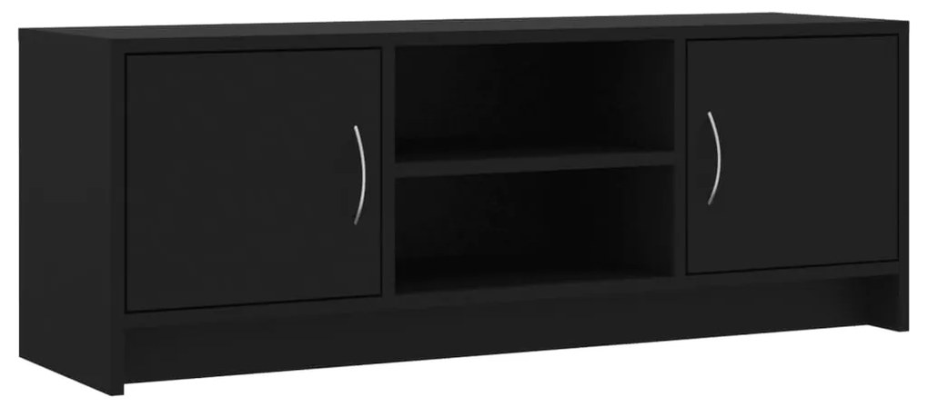 vidaXL Έπιπλο Τηλεόρασης Μαύρο 102x30x37,5 εκ. Επεξεργασμένο Ξύλο