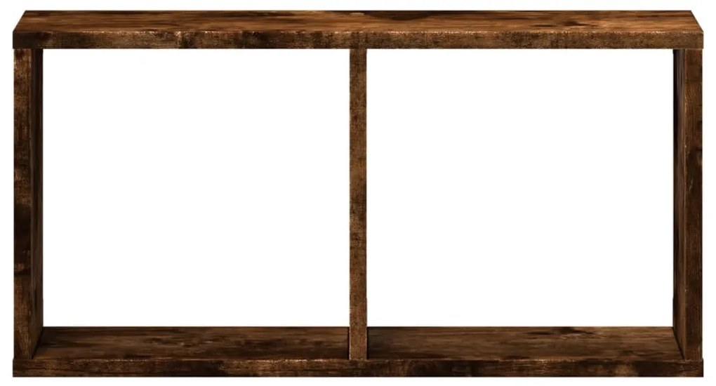 Ντουλάπι Τοίχου Καπνιστή Δρυς 60x16x30 εκ. Επεξεργασμένο Ξύλο - Καφέ
