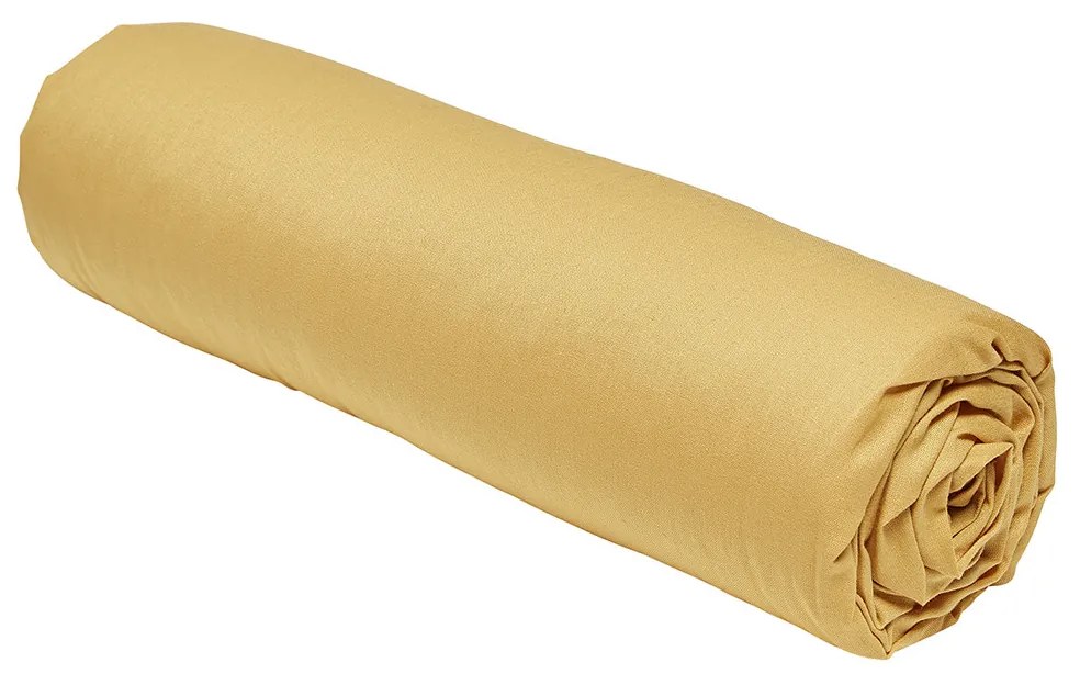 Σεντόνια με λάστιχο Today  DH 140/190+23 Coton TODAY Essential Ocre