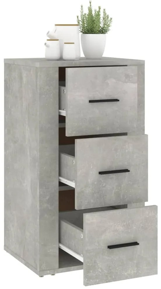 vidaXL Ντουλάπι Γκρι σκυροδέματος 40x33x70 εκ. από Επεξεργασμένο Ξύλο